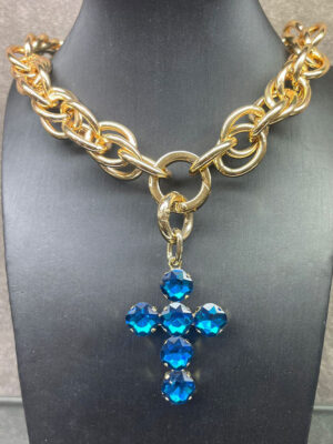 Collana con croce amovibile