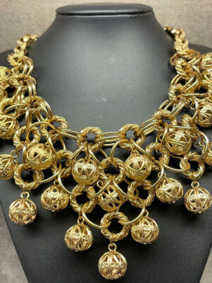 Girocollo con pendenti a sfera