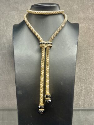 Collana saliscendi in lega francese