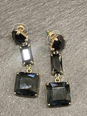 Orecchini quarzo fume’ grigio